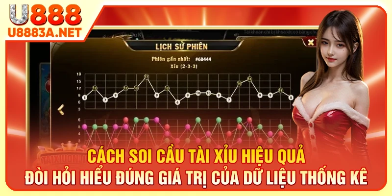 Cách soi cầu tài xỉu hiệu quả đòi hỏi hiểu đúng giá trị của dữ liệu thống kê