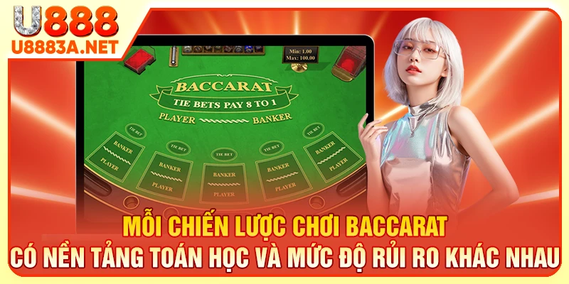 Mỗi chiến lược chơi baccarat có nền tảng toán học và mức độ rủi ro khác nhau