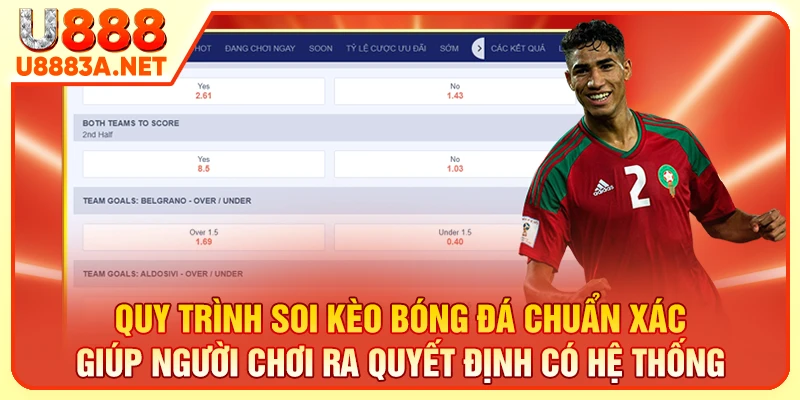 Cách soi kèo bóng đá chuẩn xác giúp người chơi ra quyết định có hệ thống